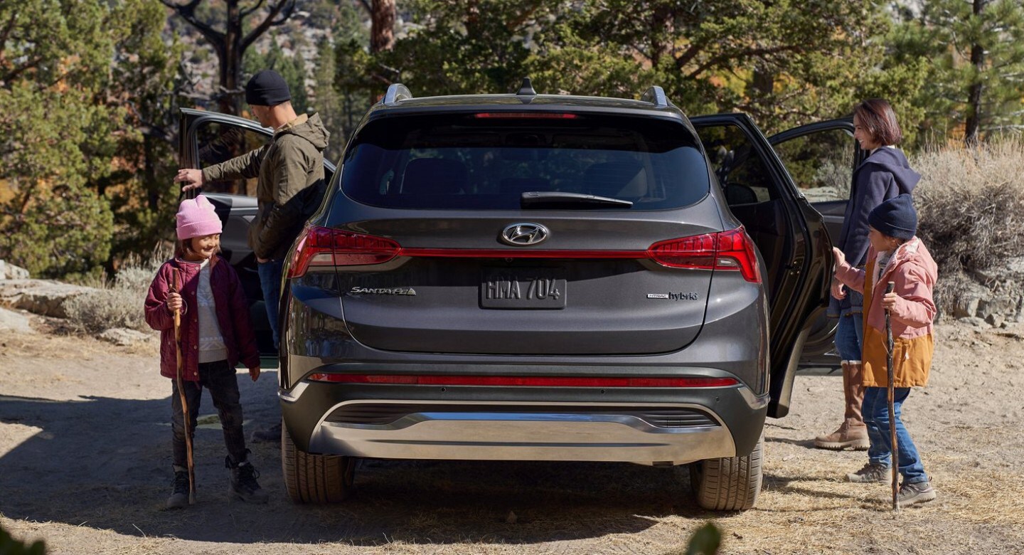 2022 Hyundai Santa Fe Hybrid Rear 2022 Hyundai Santa Fe Hybrid Rear