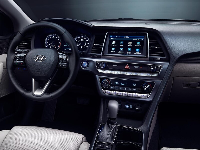 Interior of a 2019 Hyundai Sonata