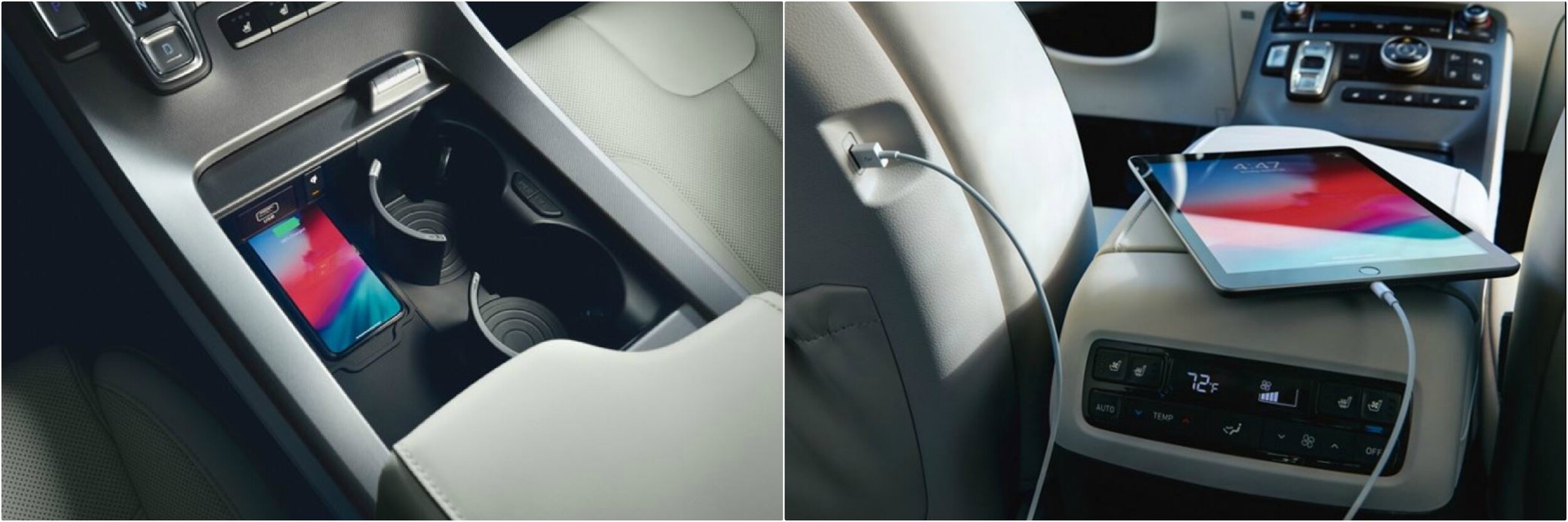 2021-vs-2020-hyundai-palisade-interior-features.jpg interior features of the all new Hyundai Palisade compared to the previous model