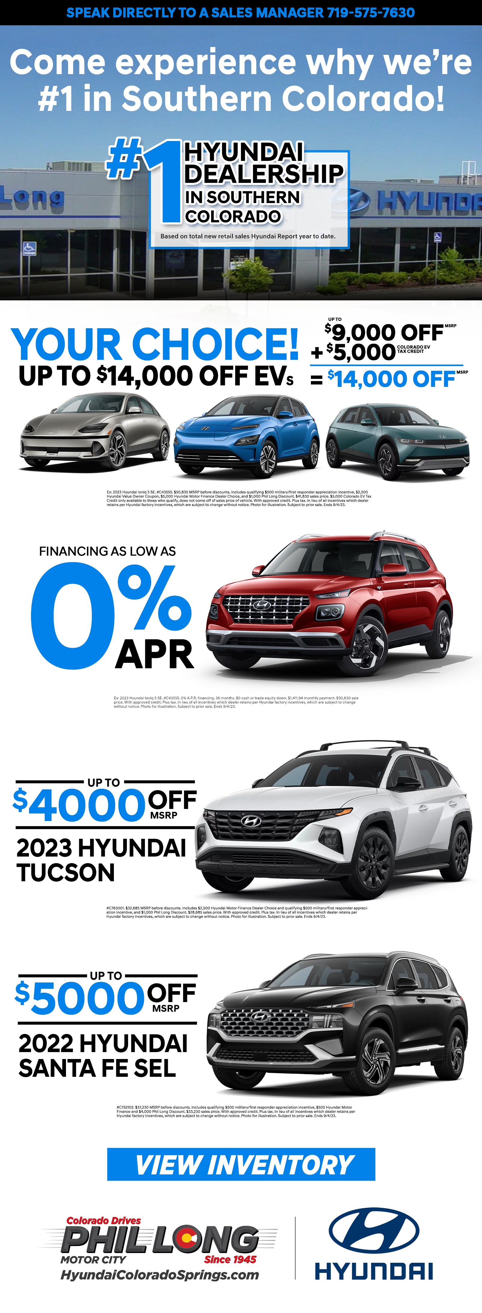 New Monthly Specials at Motor City Hyundai Phil Long Hyundai of Motor