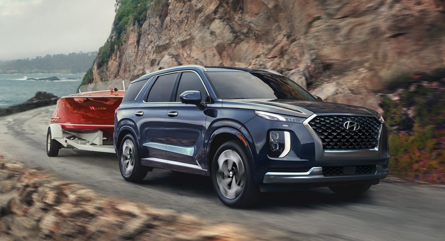 2022 Hyundai Palisade Towing a Boat 2022 Hyundai Palisade Towing a Boat