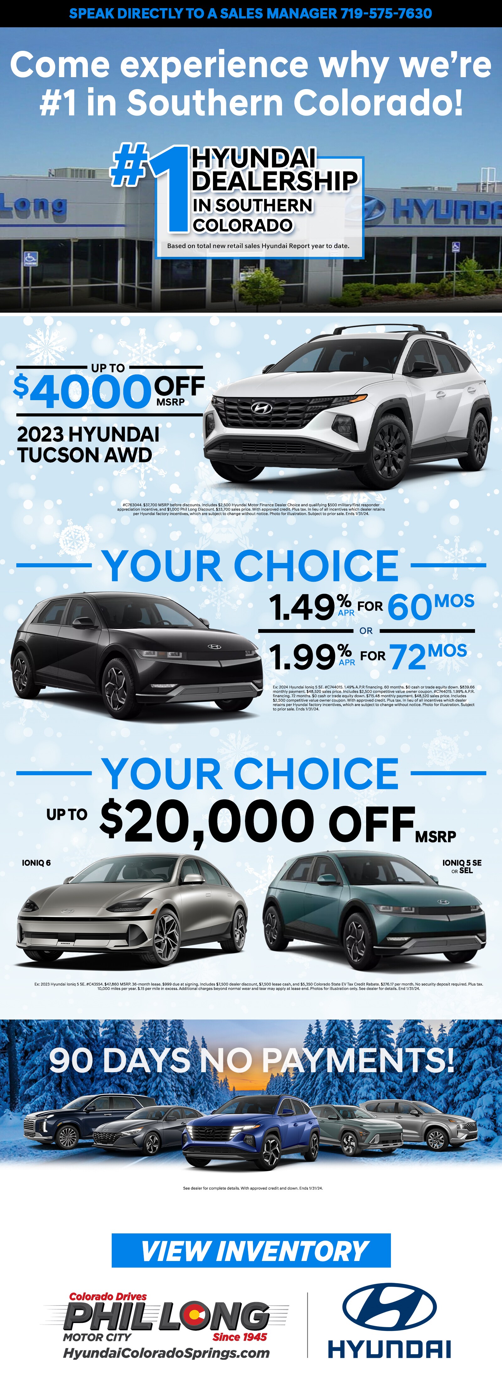 New Monthly Specials at Motor City Hyundai Phil Long Hyundai of Motor