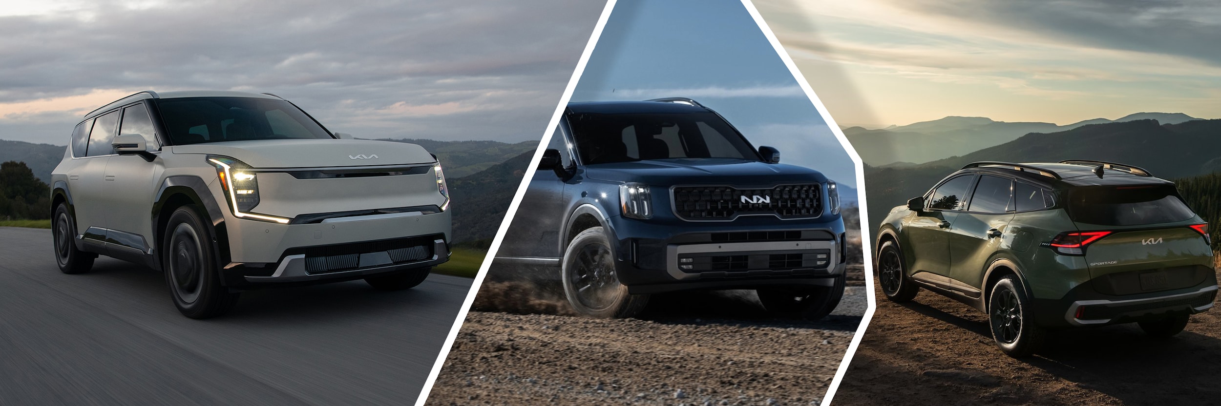 Assortment of 2024 Kia SUVs