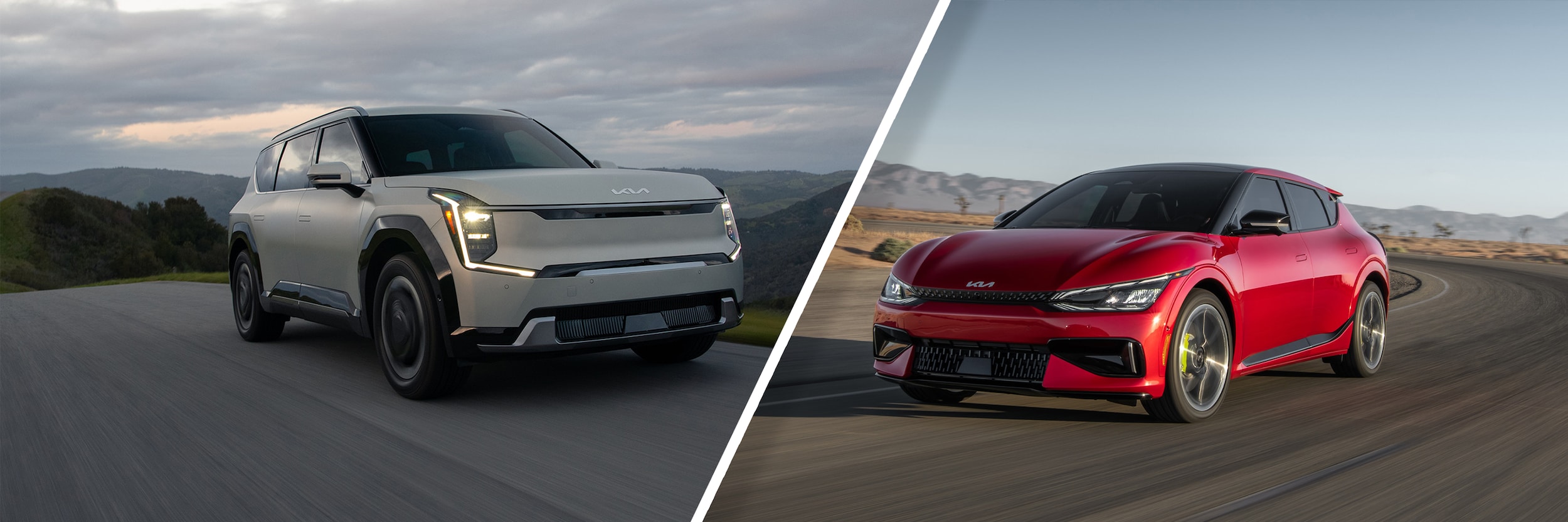 2024 Kia EV9 and EV6