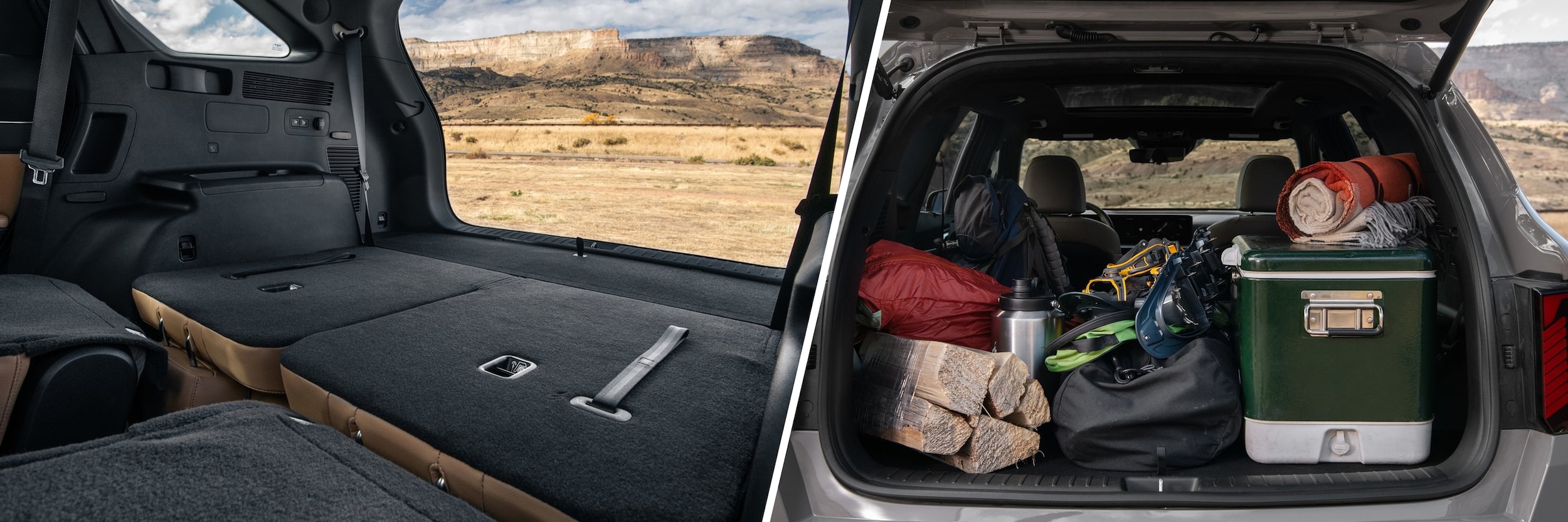 Cargo space of the 2024 Kia Sorento.