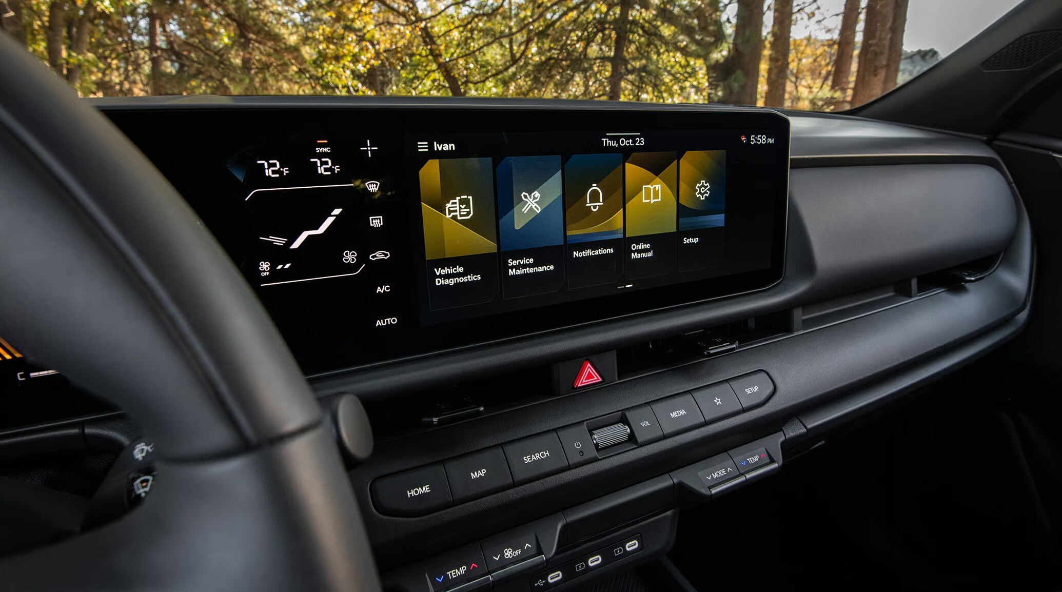 The Bold Kia Seltos X-Line Turbo on a winding road