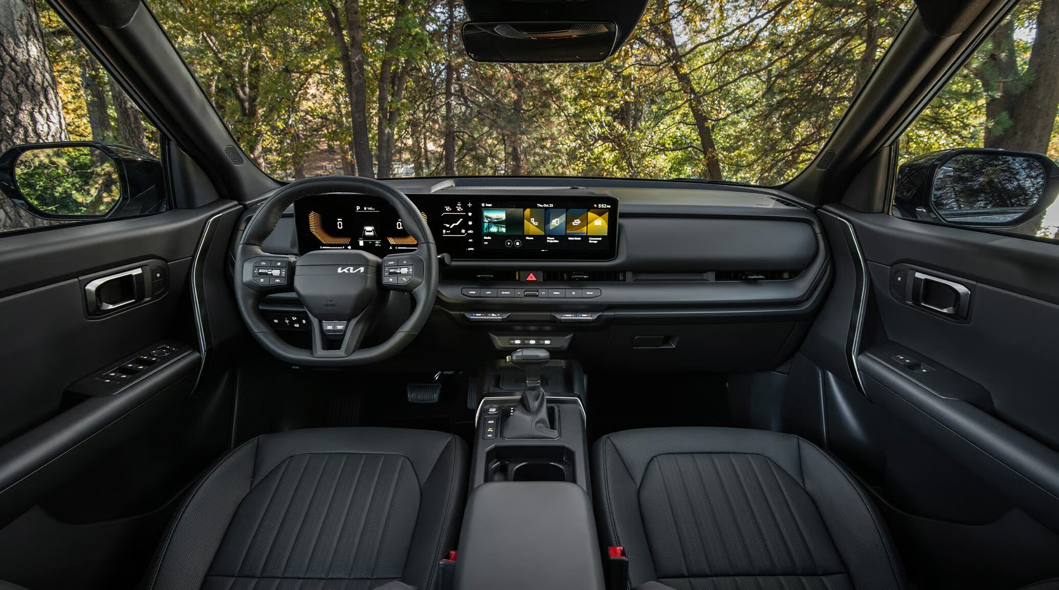 2027 Kia Seltos spacious back seat and interior view