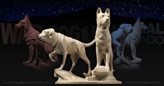 war dogs honored at Colorado Springs park war dogs honored at Colorado Springs park