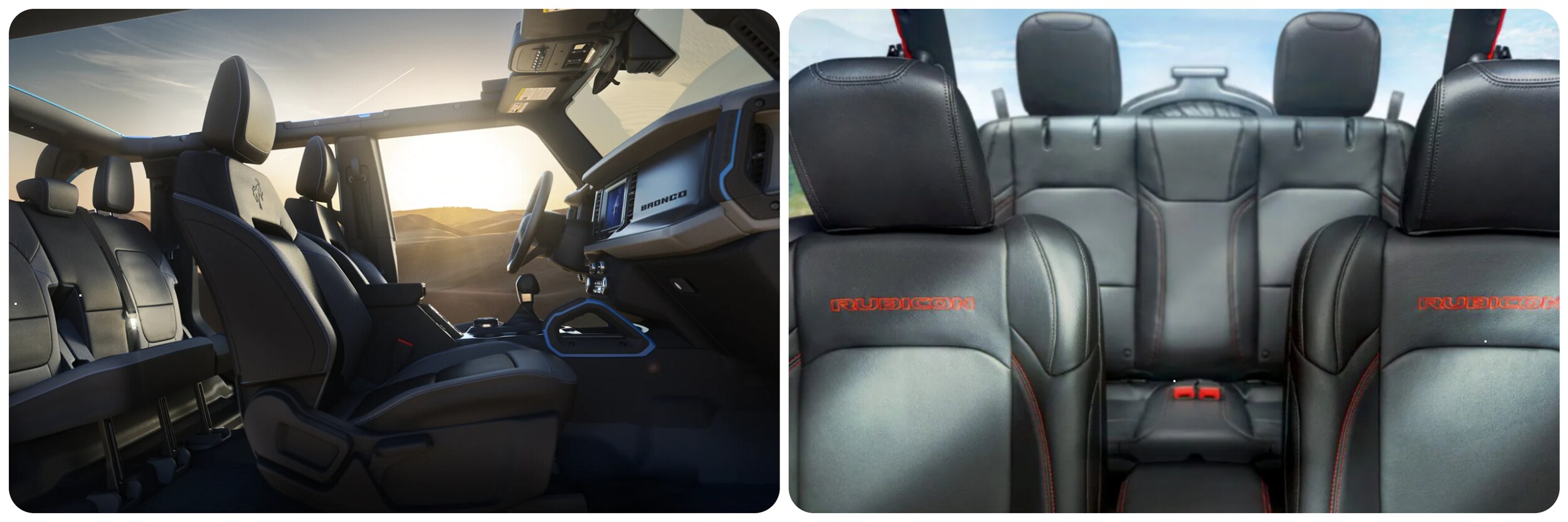 Interior view of 2022 Ford Bronco and Jeep Wrangler.jpg interior-view-of-2022-ford-bronco-and-jeep-wrangler