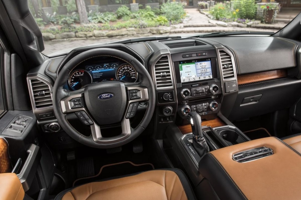 2020 Ford F-150 Limited interior design