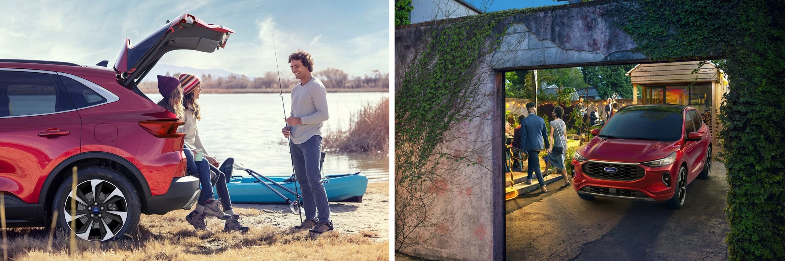 New Ford Escape exterior with people enjoying it