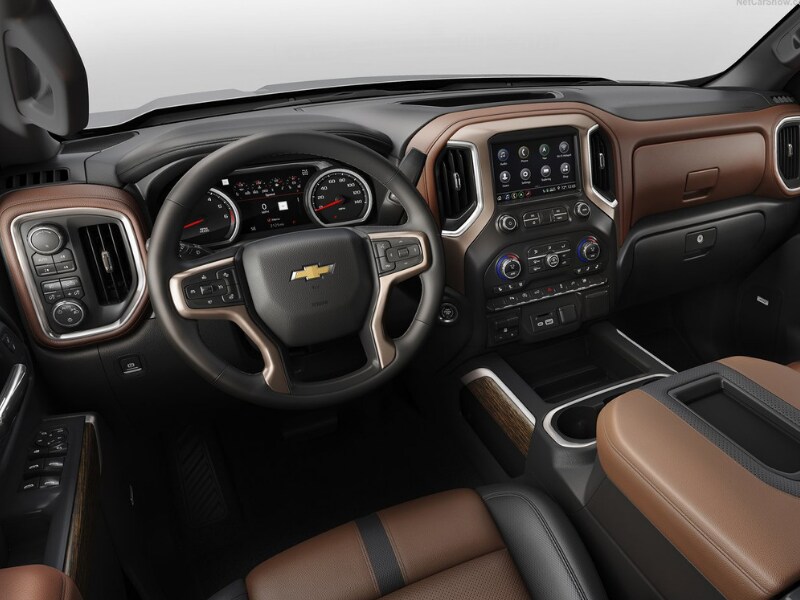Interior view of a 2019 Chevy Silverado