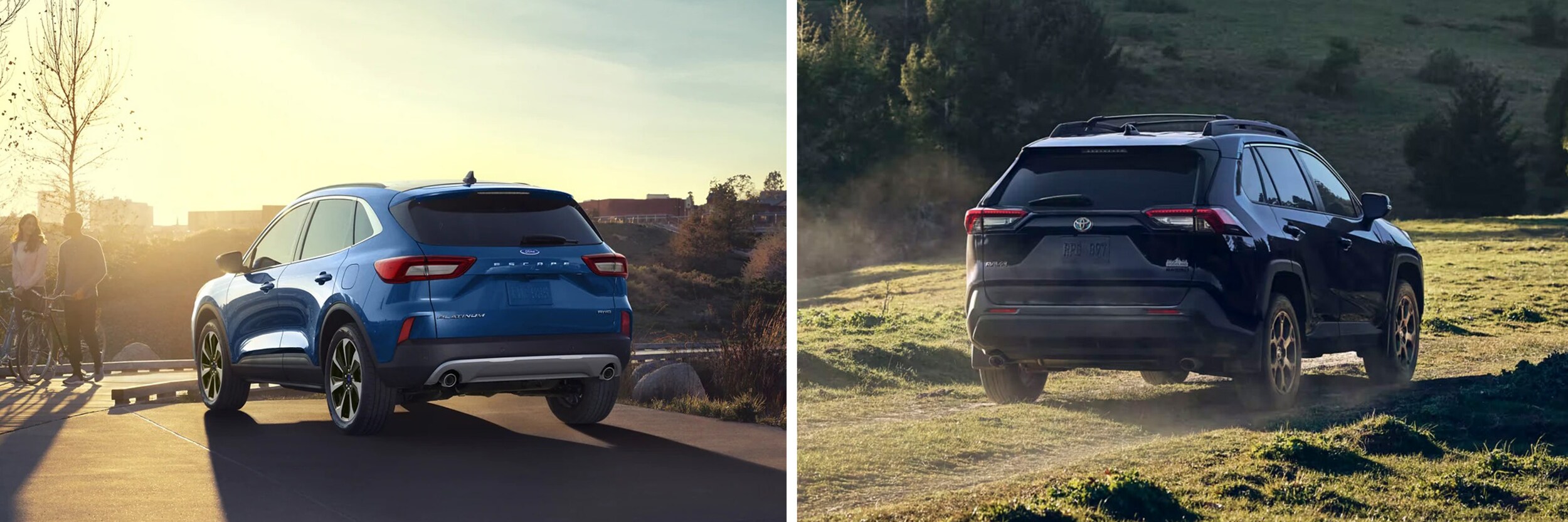New Ford Escape and Toyota RAV4 Exterior