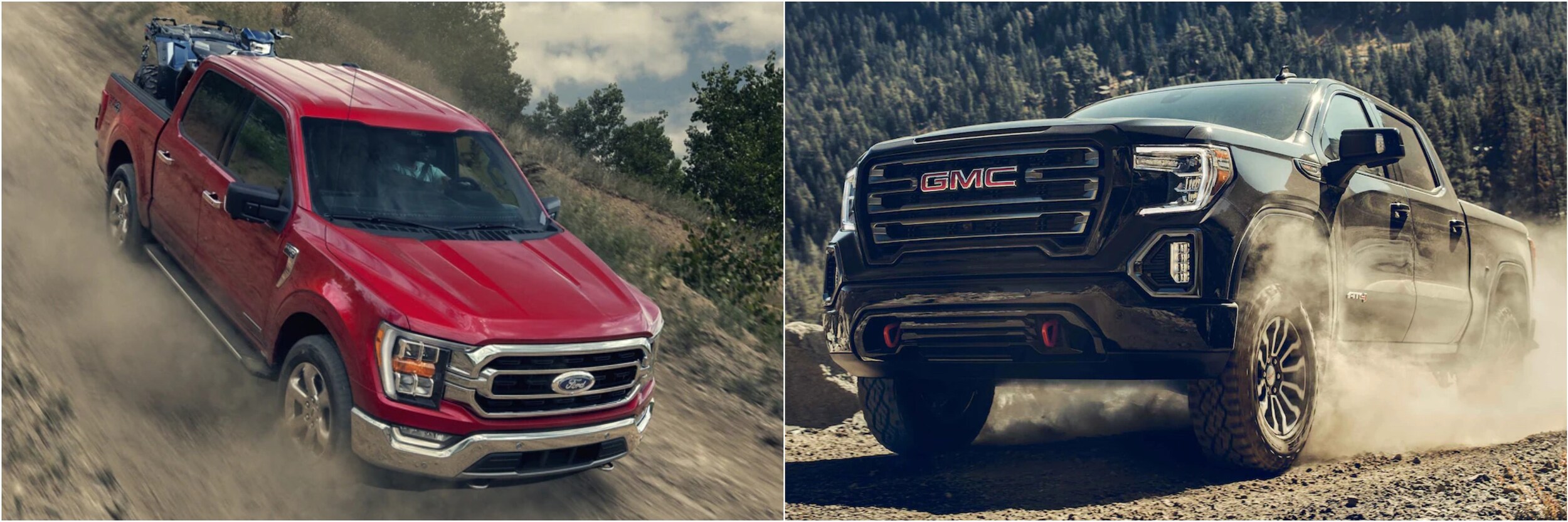 2022 Ford F-150 Vs. GMC Sierra 1500 Off-Road Capabilities 2022 Ford F-150 Vs. GMC Sierra 1500 Off-Road Capabilities