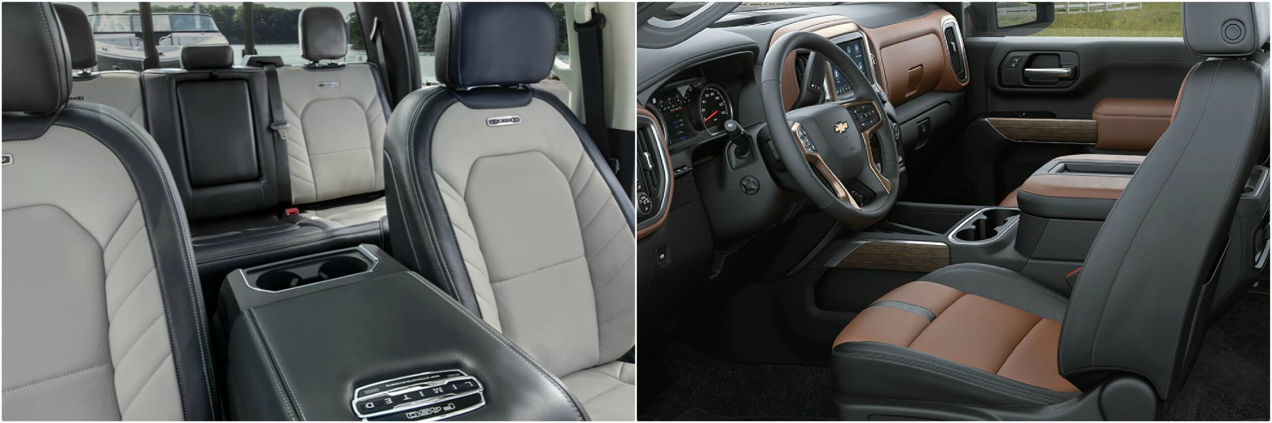 2020-ford-f350-vs-2020-chevy-3500hd-interior-seating.jpg the interior seating of a new Ford F350 vs. a Chevy 3500HD