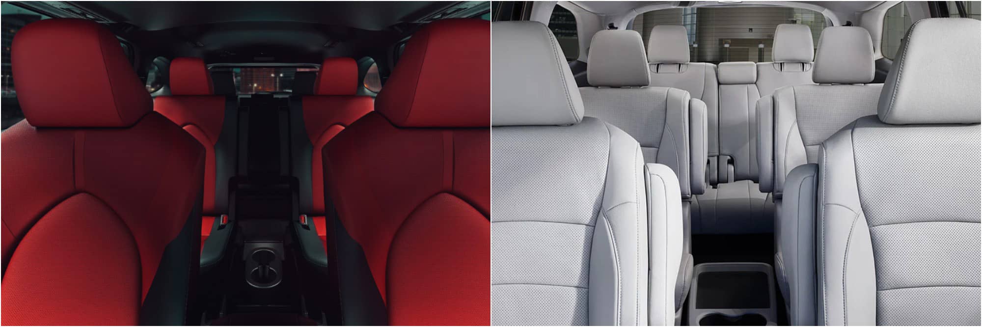2022 Toyota Highlander Vs. Honda Pilot Interior Seating 2022 Toyota Highlander Vs. Honda Pilot Interior Seating