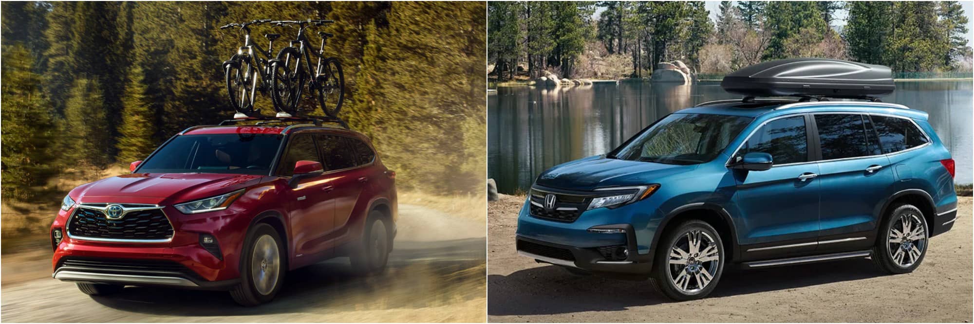 2022 Toyota Highlander Vs. Honda Pilot Off-Road alt=