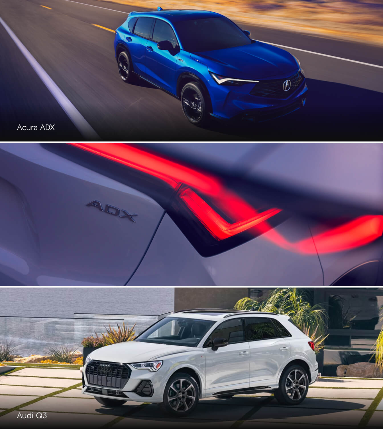 Acura ADX vs. Audi Q3