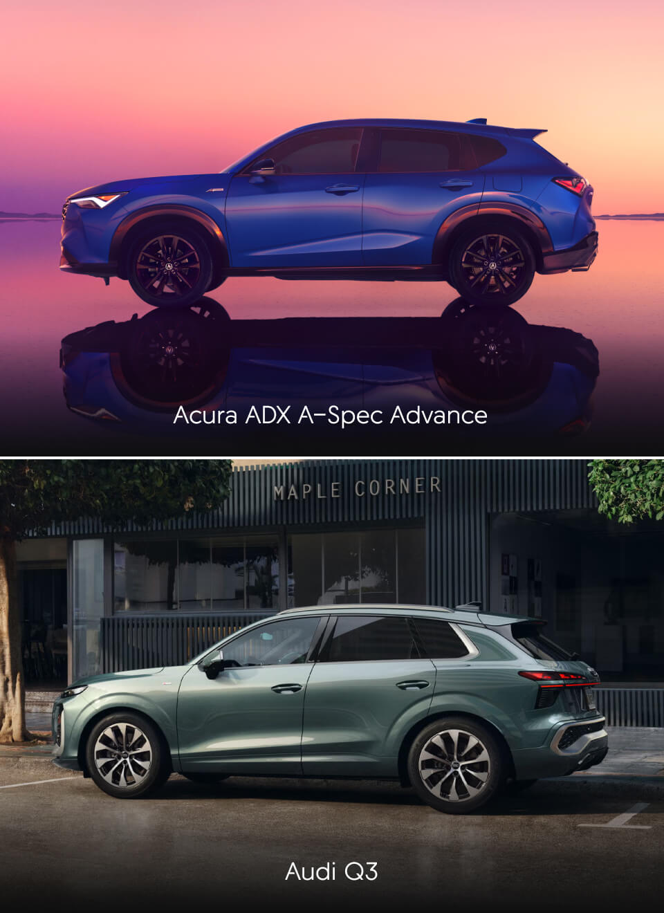 Acura ADX A-Spec Advance vs. Audi Q3