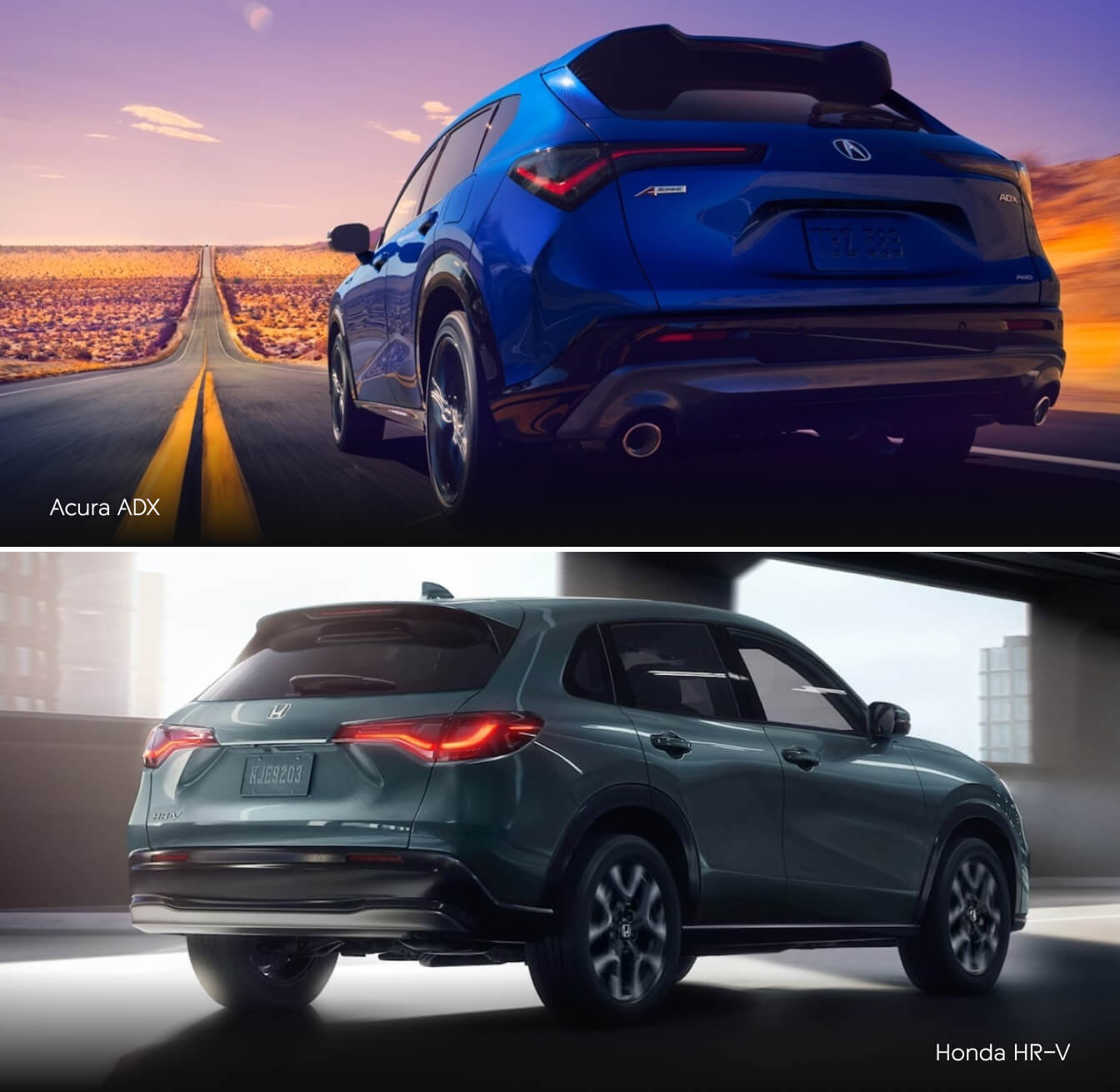 Acura ADX vs. Honda HR-V
