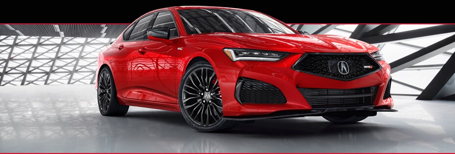 2021 Acura in red