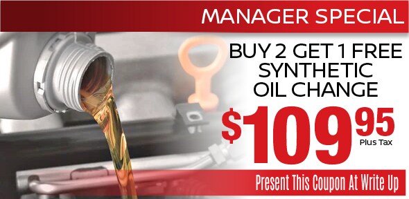 Buy 2 get 1 Free Oil Change Buy 2 get 1 Free Oil Change
