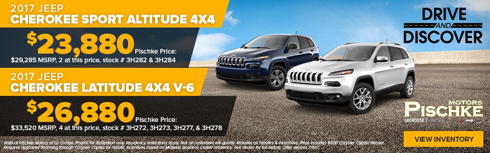 2017 Jeep Cherokee Special Jeep Cherokee Special La Crosse, WI
