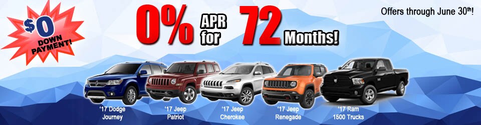 0% for 72 months!