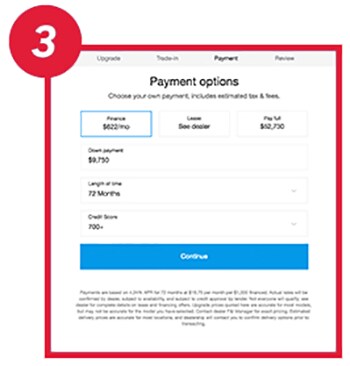 Step3.png Buy Your Car Online At Plaza Audi