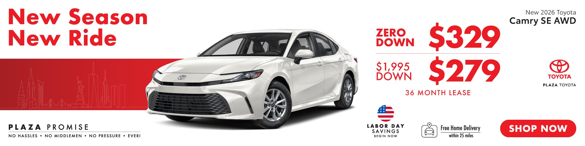 2026 Toyota Camry SE AWD