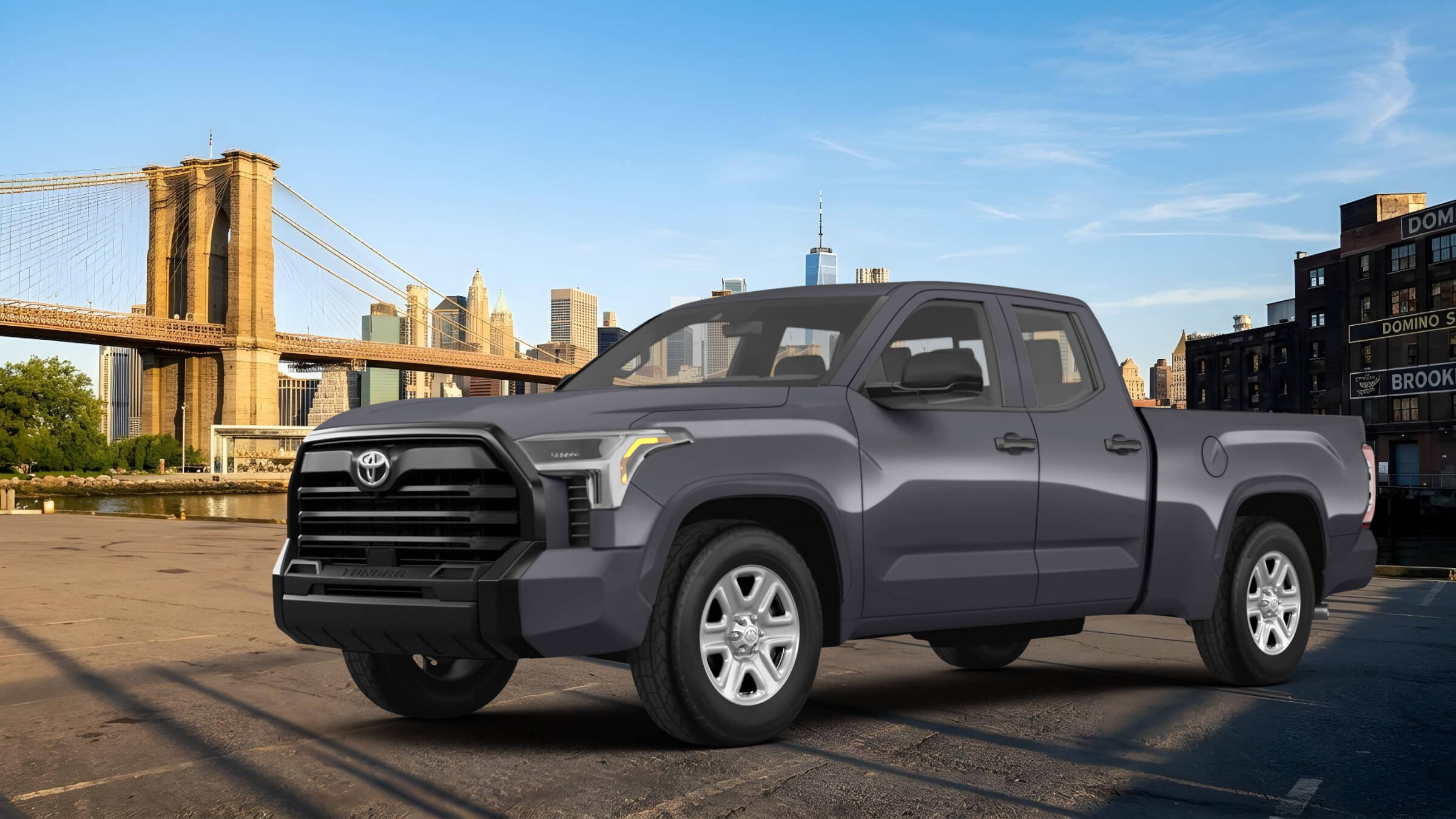 Toyota Tundra full-size pickup featured by Plaza Toyota for New York truck buyers