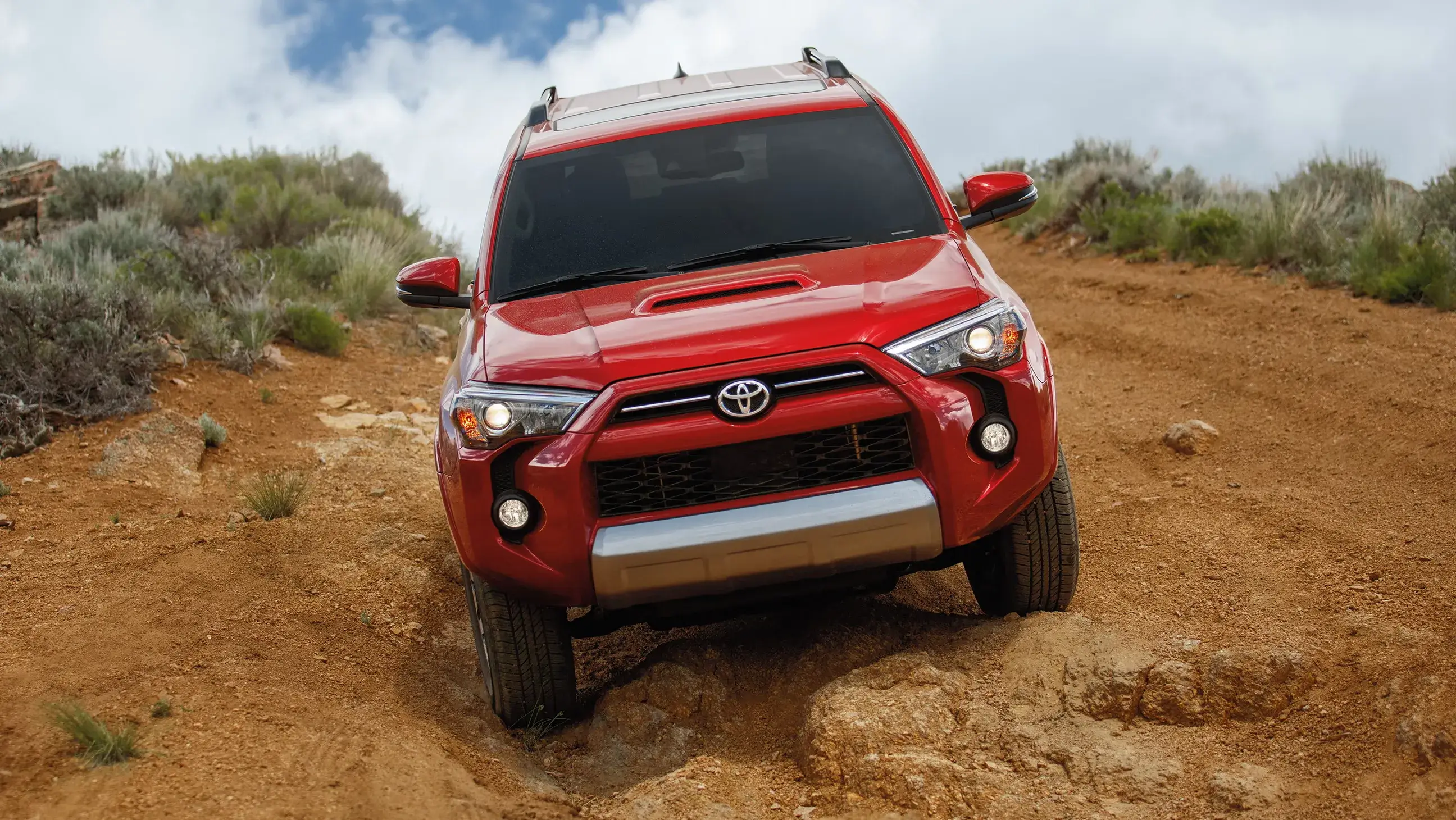 Previous-generation Toyota 4Runner from the fifth generation for comparison with the 2027 model
