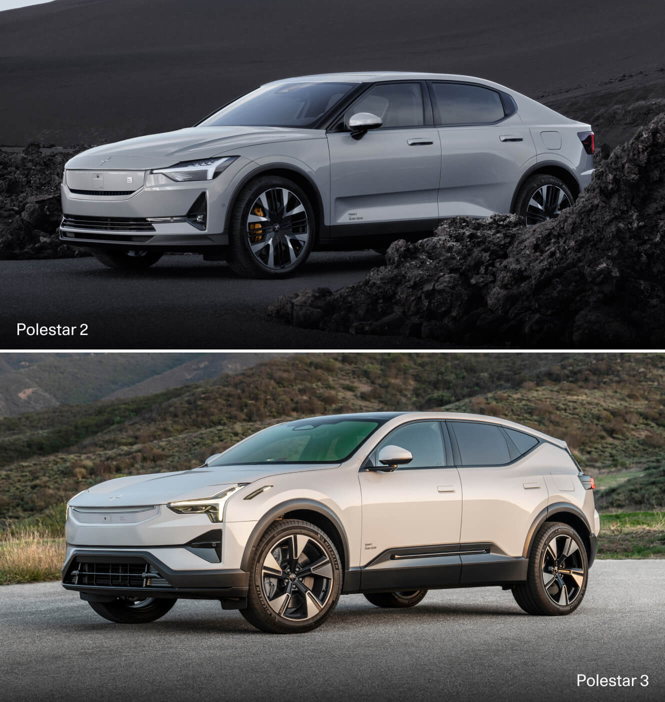 Polestar 2 vs. Polestar 3 Trims