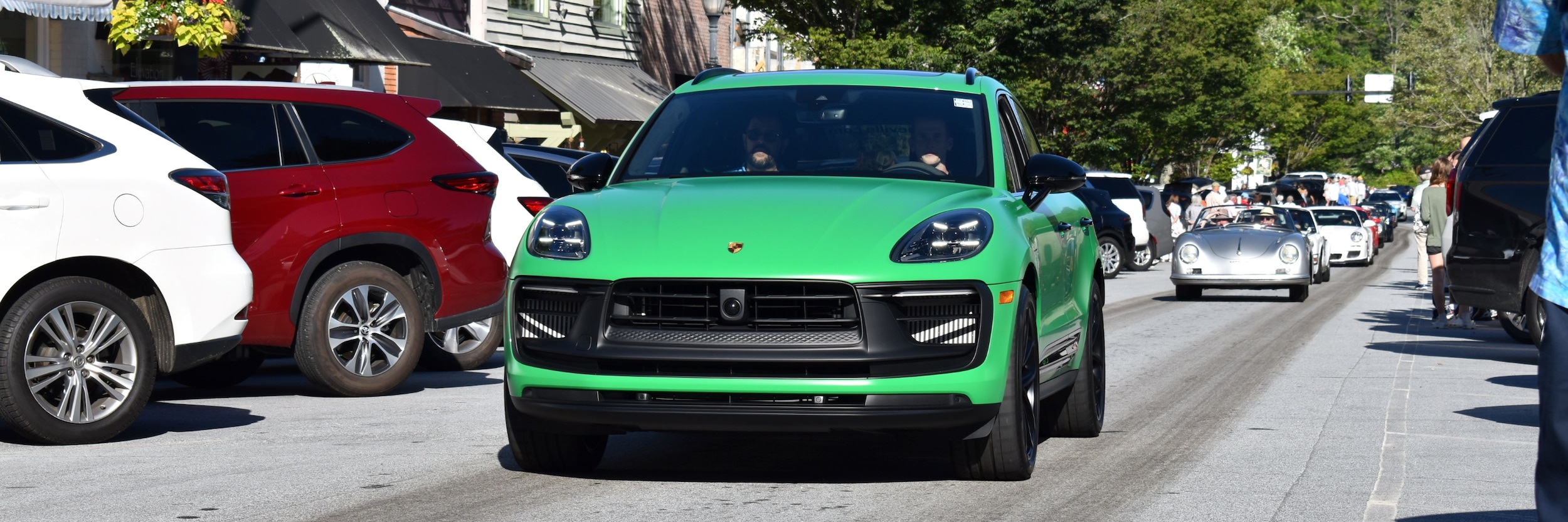 2024 Porsche Macan GTS on display at Highlands Motoring Festival in Highlands North Carolina