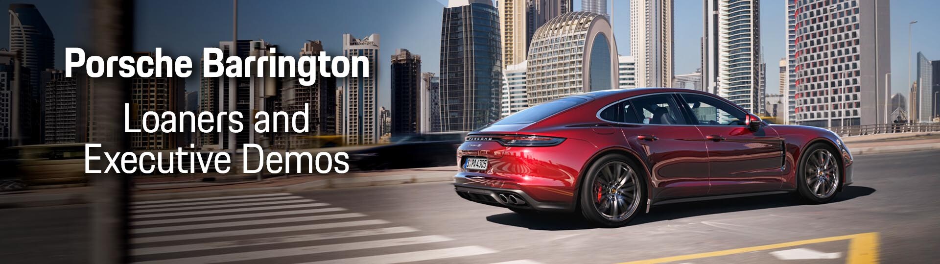 Porsche Barrington Loaners and Executive Demos