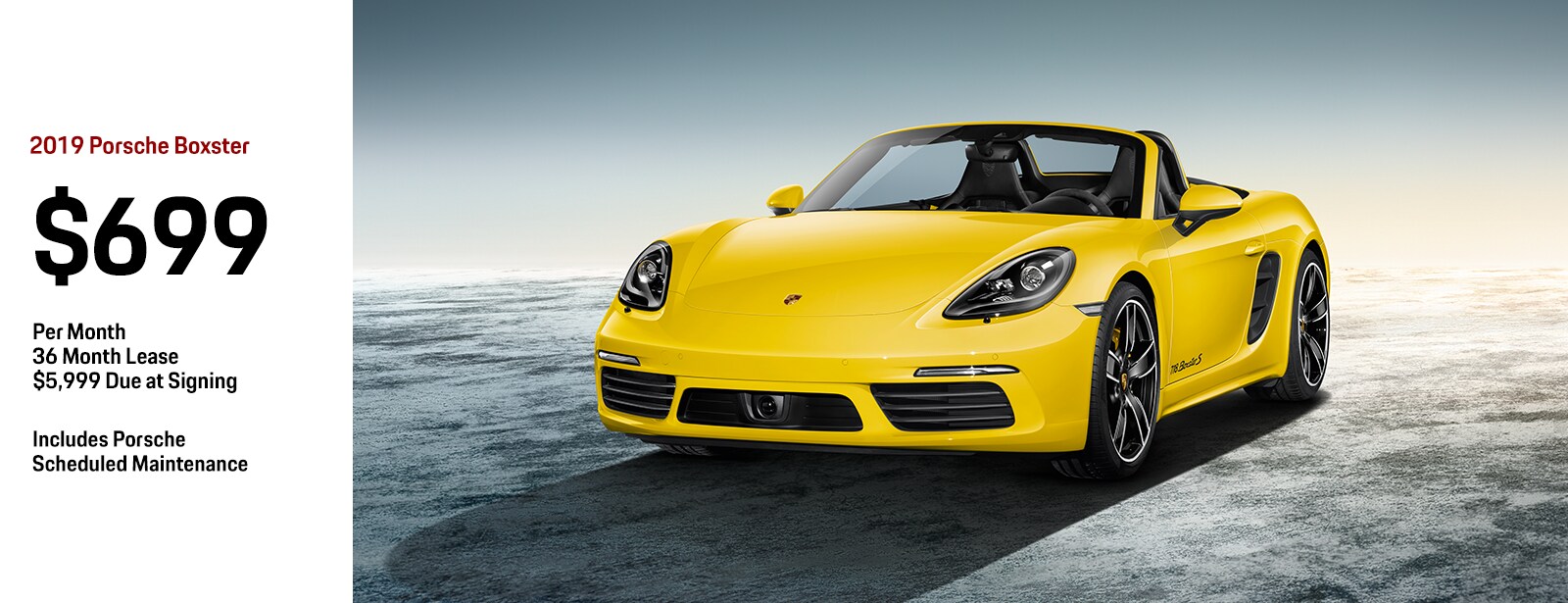 2019 Porsche 718 Boxster Low Payment Lease Special in Chandler, AZ 2019 Porsche 718 Boxster Low Payment Lease Special in Chandler, AZ