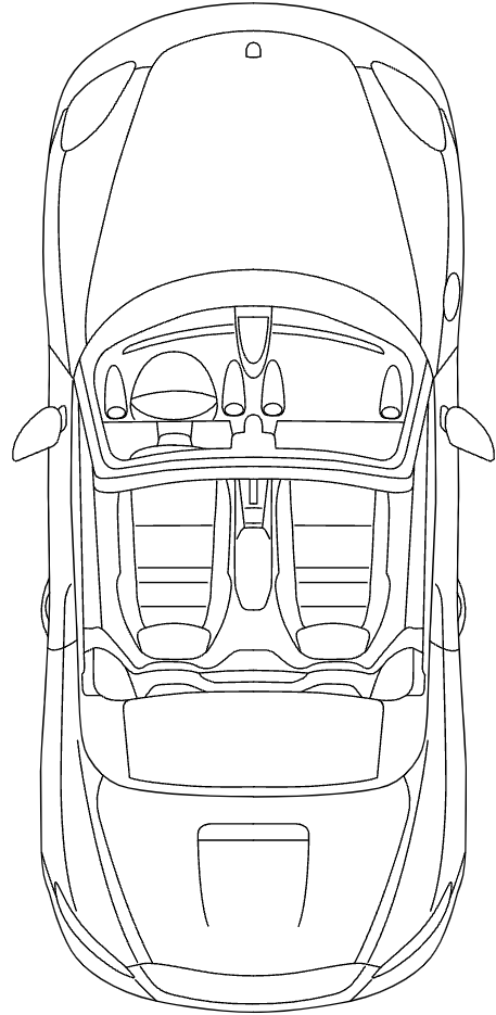 Porsche 718 Boxster Dimensions Porsche 718 Boxster Outline