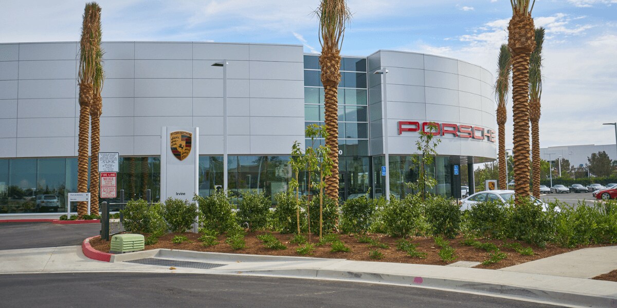 Porsche Irvine Outside view of Porsche Irvine