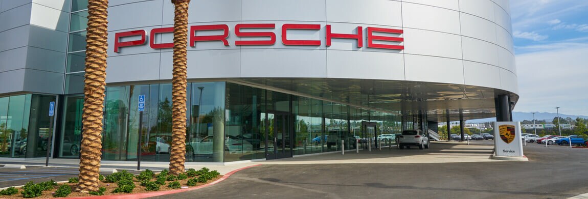 Porsche Irvine Service Center Porsche Irvine service center entrance