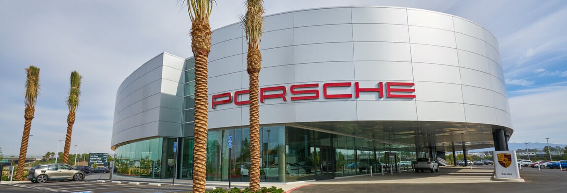 Porsche Irvine Exterior view of Porsche Irvine during the day