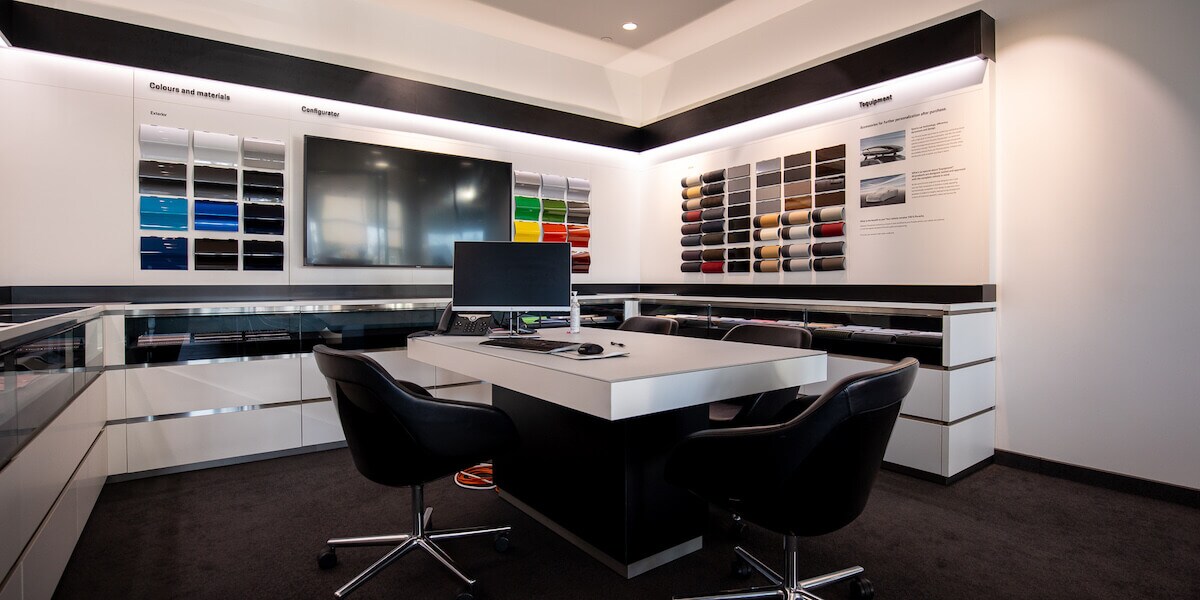 Porsche Irvine custom order design studio