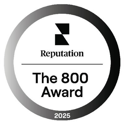 Reputation 800 Award winner celebrating Porsche Melbourne's outstanding customer experience in Melbourne, FL.
