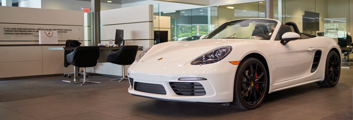 Porsche Financing in Orlando, FL White Porsche 718 For Sale at Porsche Orlando