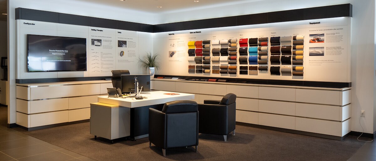 Porsche Plano custom order design studio