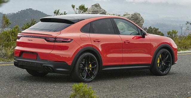 New 2021 Porsche Cayenne Coupe Parked in Philly