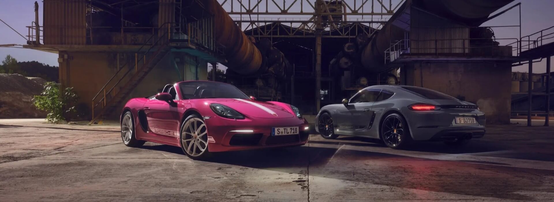 New Porsche 718 Models Banner