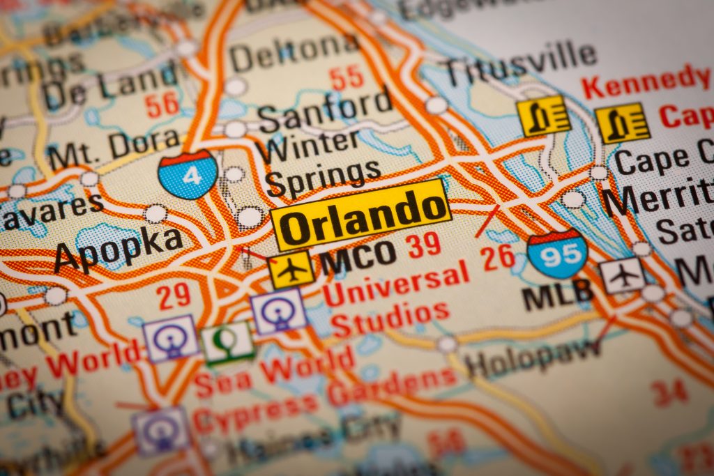 Map of Orlando Florida | Porsche South Orlando