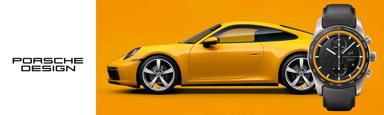 Yellow Special order Porsche and matching watch