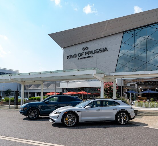 King of Prussa Porsche store exterior view