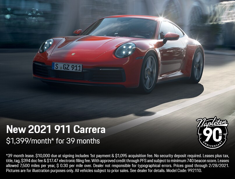 New 2021 911 Carrera